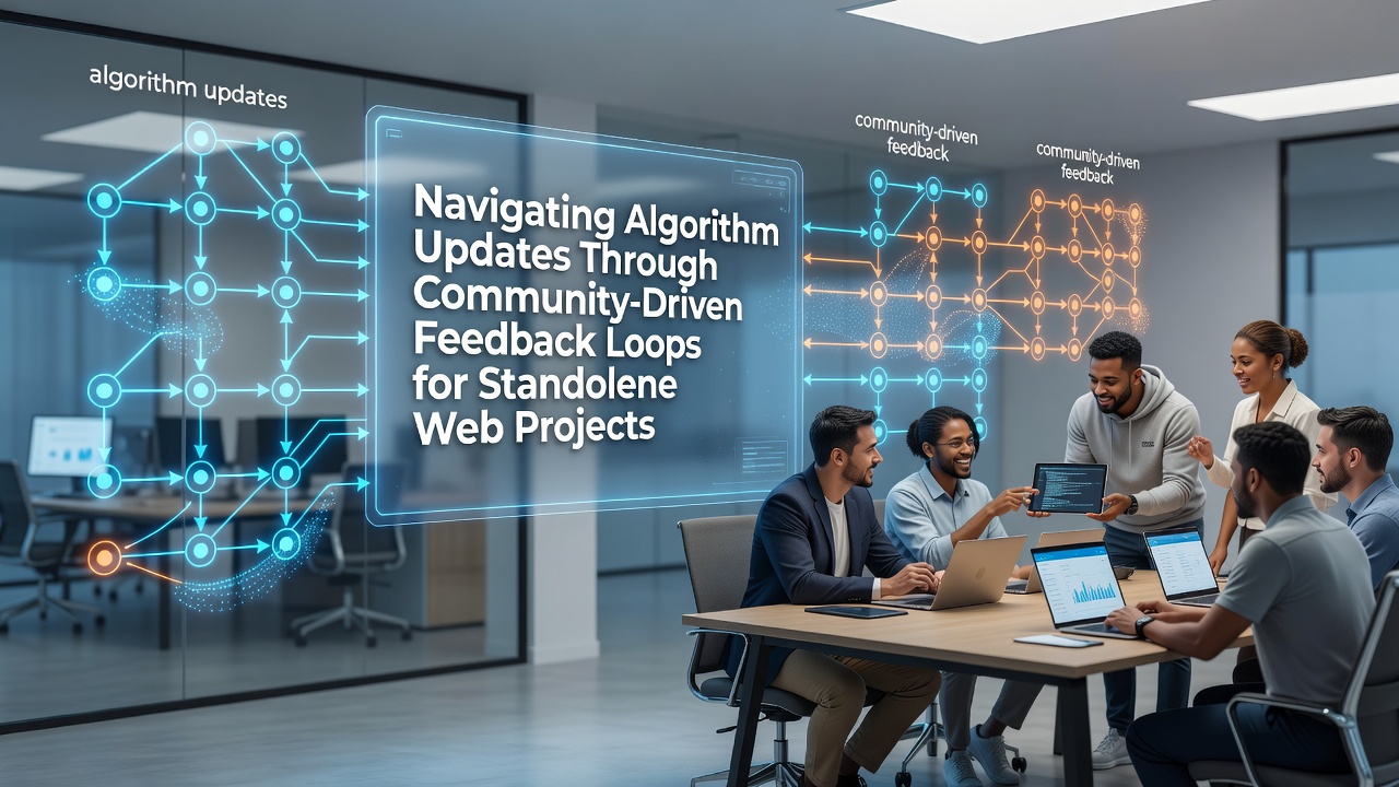 Navigating Algorithm Updates Through Community-Driven Feedback Loops for Standalone Web Projects